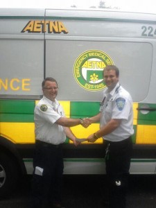 Hartford Hospital's Mike Zacchera (L) and David Kemp (R)