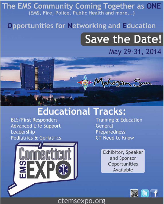 Connecticut EMS Expo: Save the Date