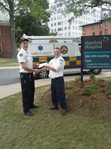 (L to R): Aetna's Jose Platero, Hartford Hospital's Mike Zacchera