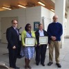 (L to R): John Quinlavin, Kenya Russell, Jean Gauthier, Dr. Steve Wolf. 