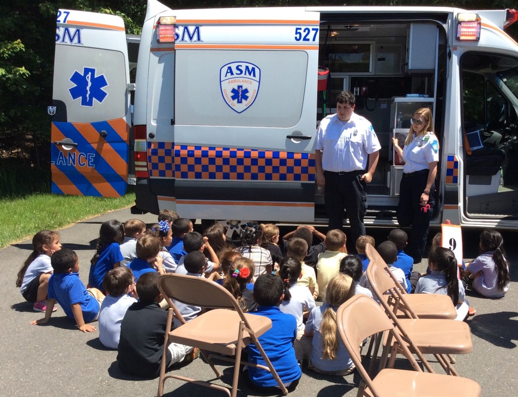 ASM’s McHugh and Baker at Pitkin School Career & Community Helpers Day