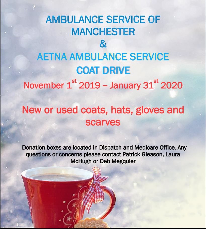 2019 ASM & Aetna Coat Drive