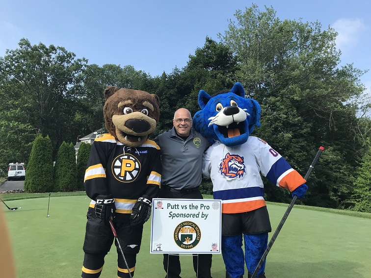 Aetna Visits Kids Charity Golf Event