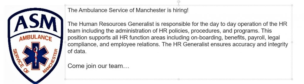 ASM Seeking HR Generalist