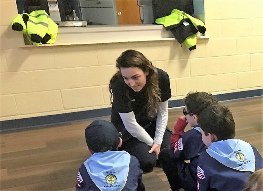 ASM Visits Cub Scout Troop in Manchester