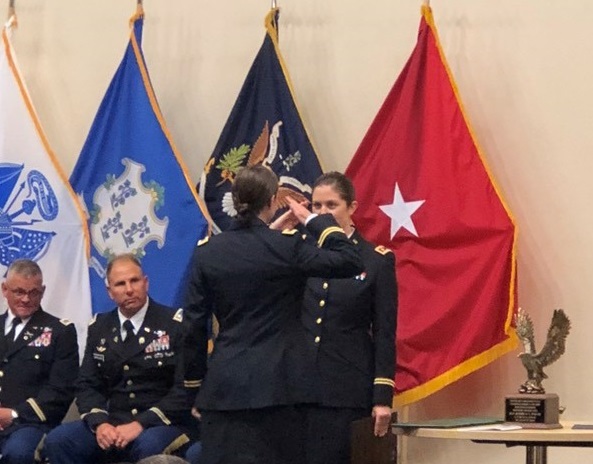 ASM’s Kayla Fortin Commissioned in Army National Guard