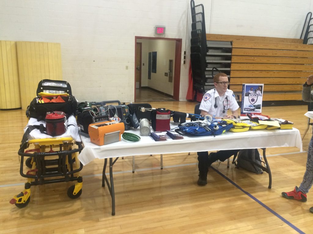 ASM at Manchester High School Health Fair, 2016