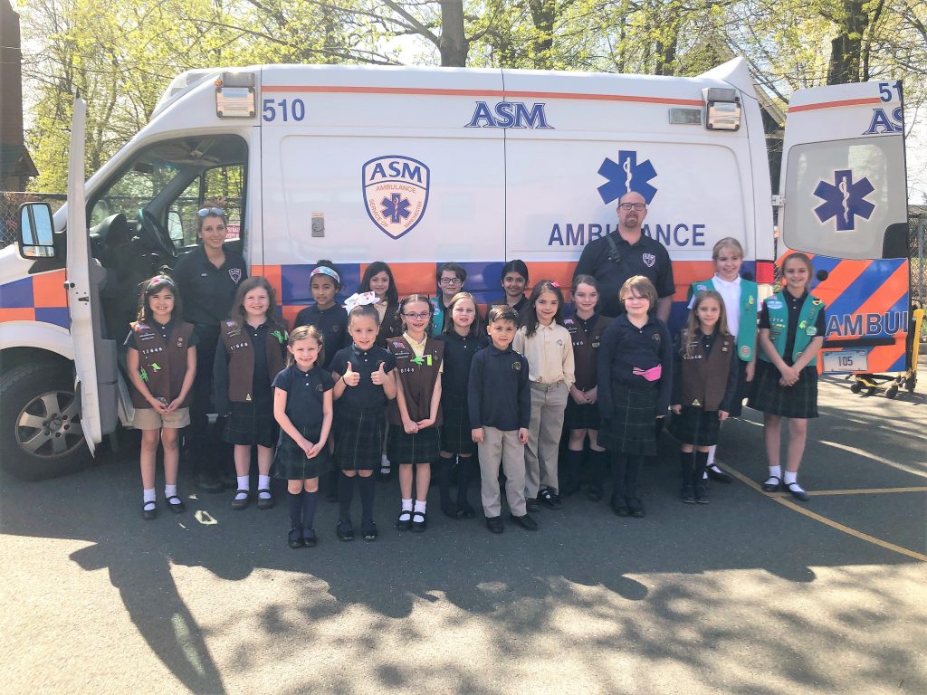 ASM Visits Manchester Girl Scout Troop