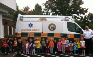 Aetna's Chuck Roode at Goddard School