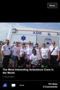 ASM in ‘Run or Dye’ 5k, Most Interesting Ambulance Crew in the World