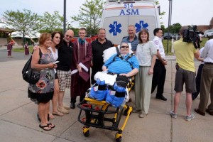 Hospital-Bound Dad Gets to See Son’s High School Graduation