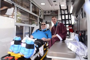 Hospital-Bound Dad Gets to See Son’s High School Graduation