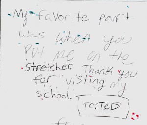 Thank You Letters from Bowers Elementary Career Day