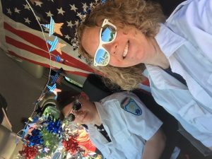 Stephanie Boutot Represents ASM in Boom Box Parade, 2016