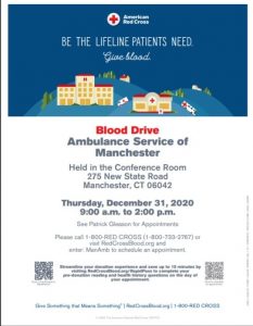 ASM to Host New Year’s Eve American Red Cross Blood Drive